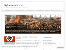 Tablet Screenshot of nghiencuulichsu.com